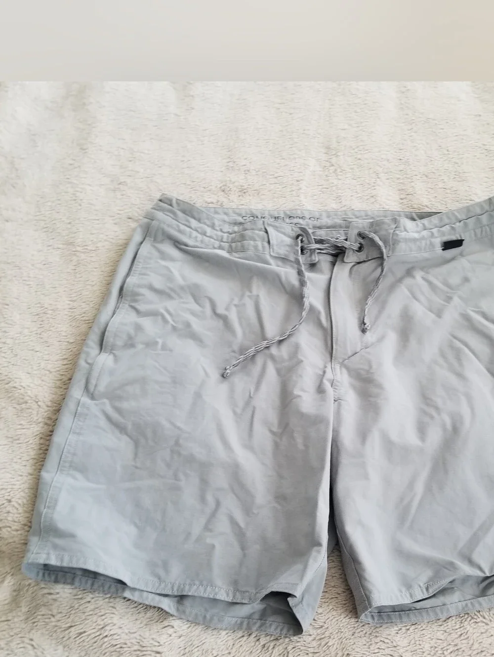 Patagonia Mens 32 Conquerors Of The Useless Gray Wavefarer Boardshorts